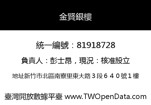 金賢銀樓