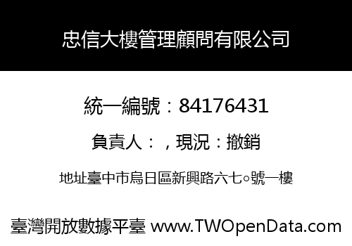 忠信大樓管理顧問有限公司