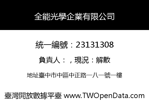 全能光學企業有限公司
