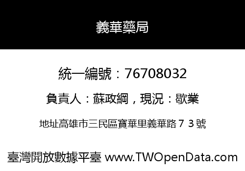義華藥局