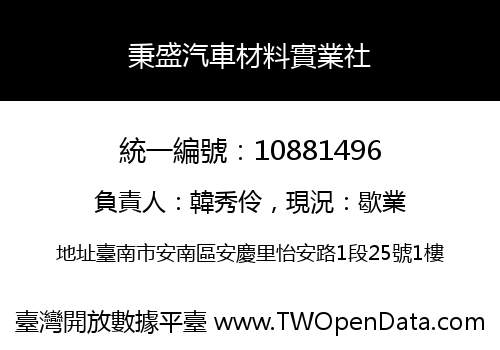秉盛汽車材料實業社