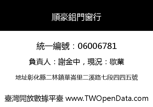 順豪鋁門窗行