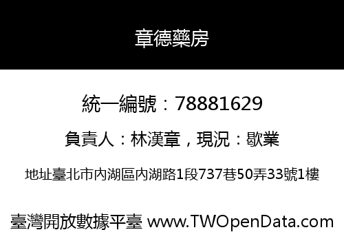 章德藥房