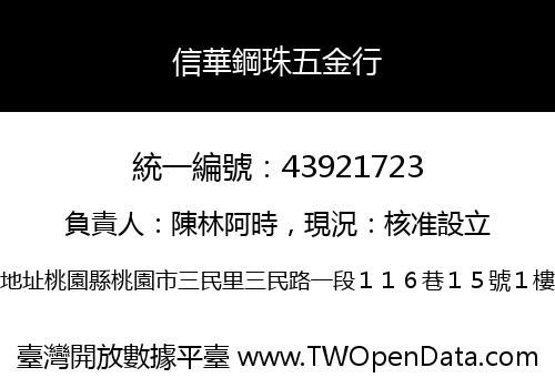 信華鋼珠五金行
