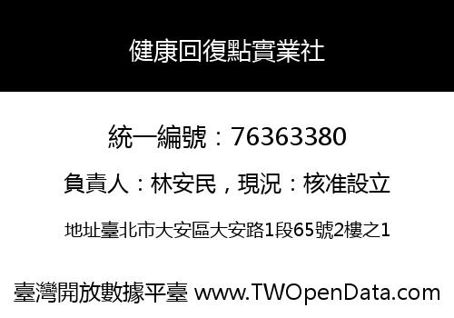 健康回復點實業社