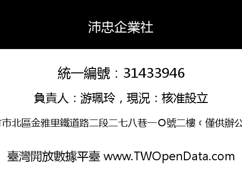 沛忠企業社