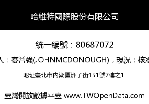 哈維特國際股份有限公司