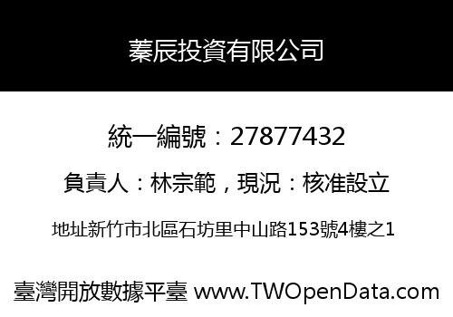 蓁辰投資有限公司