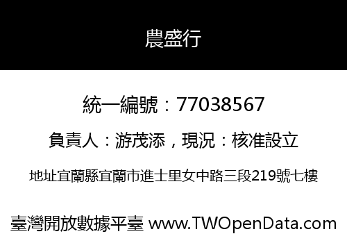 農盛行