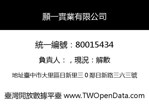 願一實業有限公司