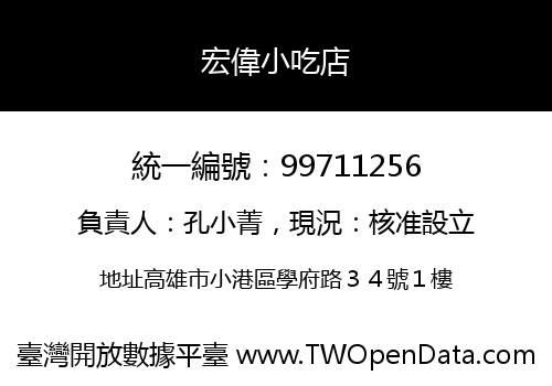 宏偉小吃店