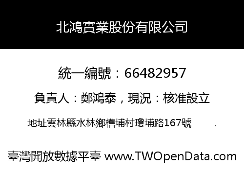 北鴻實業股份有限公司