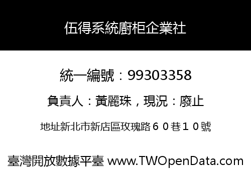 伍得系統廚柜企業社