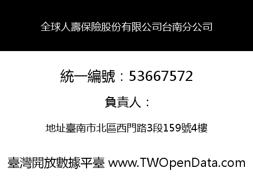 全球人壽保險股份有限公司台南分公司