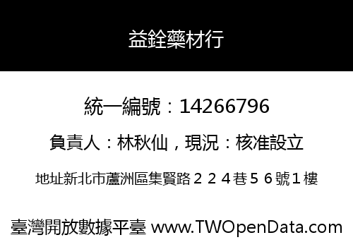 益銓藥材行