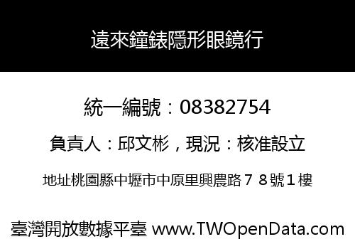 遠來鐘錶隱形眼鏡行