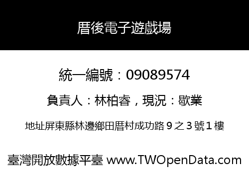 厝後電子遊戲場