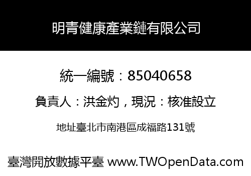 明青健康產業鏈有限公司
