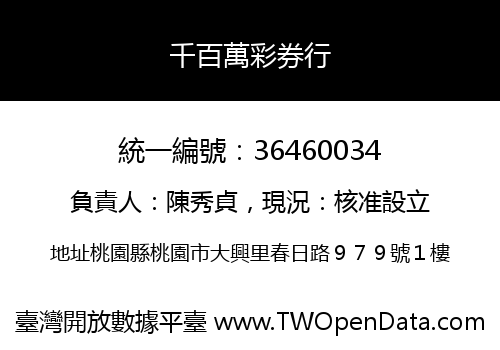 千百萬彩券行
