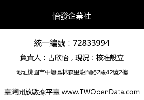 怡發企業社
