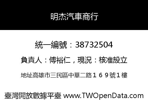 明杰汽車商行