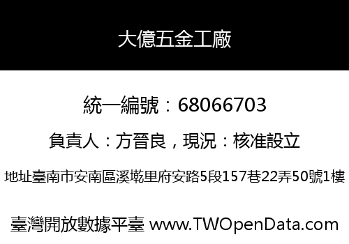 大億五金工廠