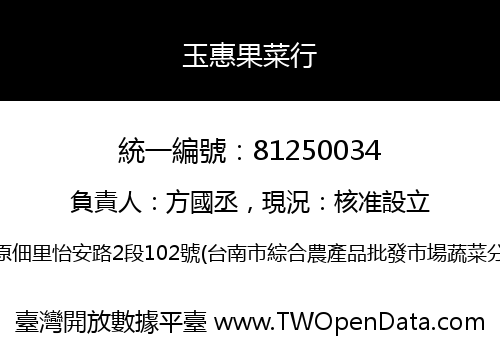 玉惠果菜行
