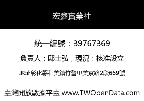 宏鑫實業社