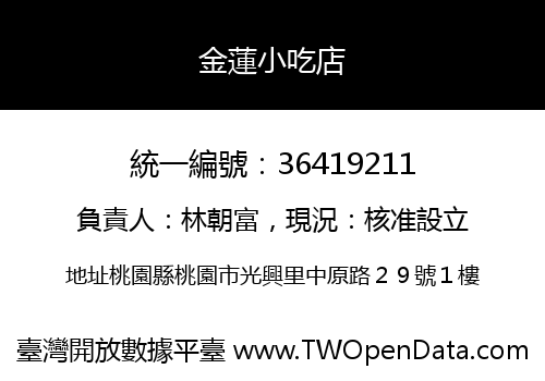 金蓮小吃店
