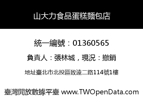 山大力食品蛋糕麵包店