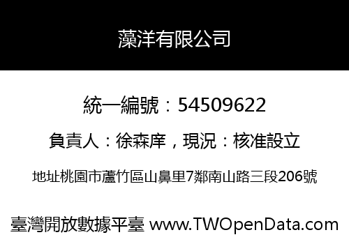 藻洋有限公司