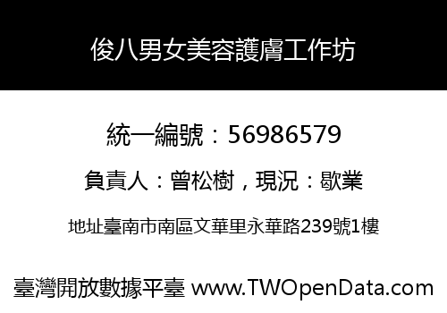 俊八男女美容護膚工作坊