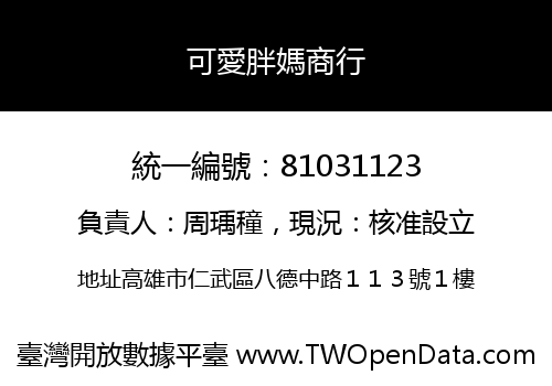 可愛胖媽商行