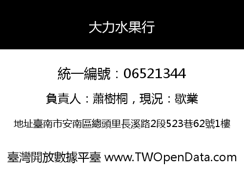 大力水果行