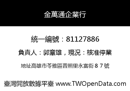 金萬通企業行