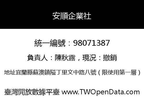安順企業社