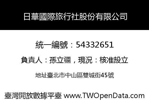 日華國際旅行社股份有限公司