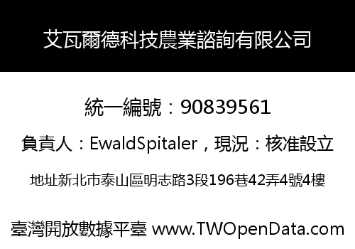 艾瓦爾德科技農業諮詢有限公司