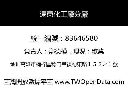 遠東化工廠分廠