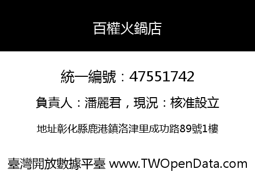 百權火鍋店