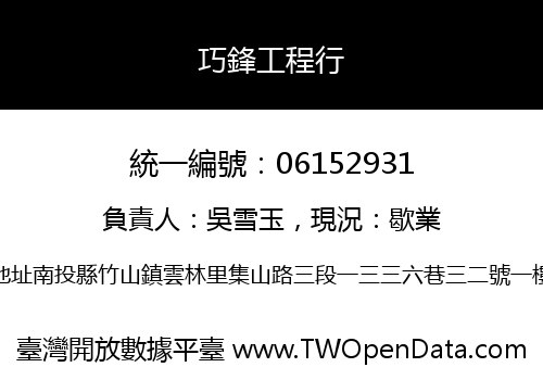 巧鋒工程行