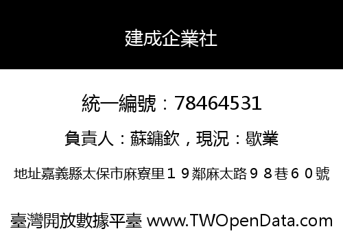 建成企業社
