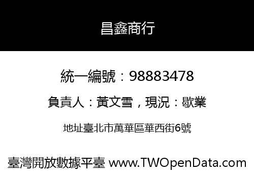 昌鑫商行