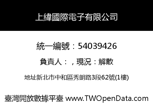 上緯國際電子有限公司
