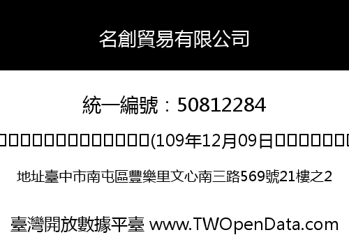 名創貿易有限公司