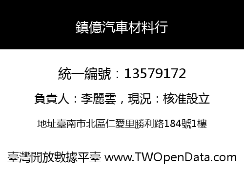 鎮億汽車材料行