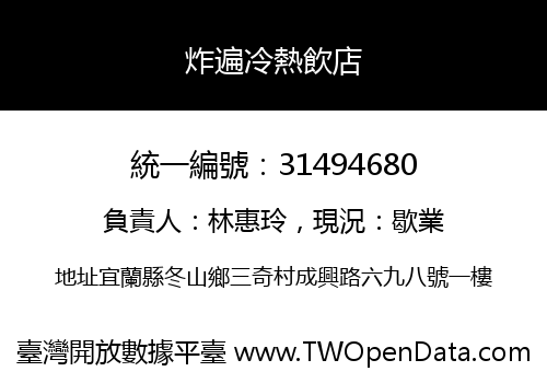 炸遍冷熱飲店