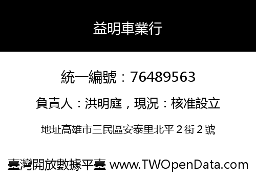 益明車業行