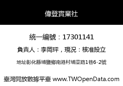 偉登實業社