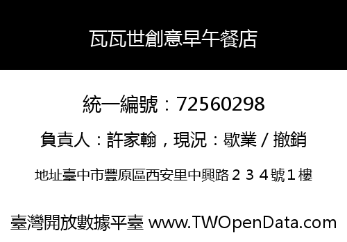 瓦瓦世創意早午餐店